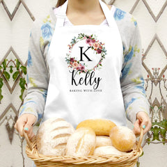 Two name boxes option on customizable apron