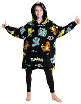 Pikachu blanket hoodie for kids