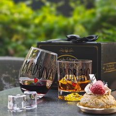 Stemless wine glass set by Pokolllee lead free crystal image