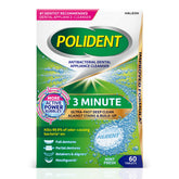 Polident 3 Minute Antibacterial Retainer Cleaner Tablets box