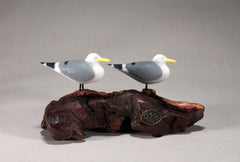 Signed Seagull Duo sculpture with Certificate of Authenticity