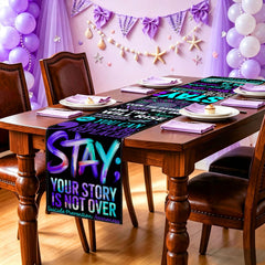 Indoor and outdoor use Hafangry table runner