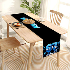 bright colors unique pattern table runner