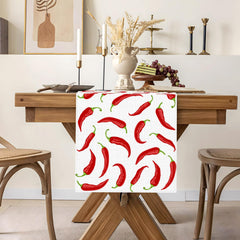 Polyester linen like table runner durable reusable