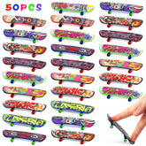 POPLAY 50 pcs mini finger skateboards bulk pack