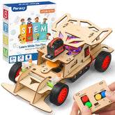 Poraxy STEM Kits for Kids 8-10 RC car building kit contents