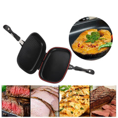 Portable aluminum Dessini frying pan for stove top use