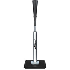 Portable batting tee for baseball and softball with durable metal base