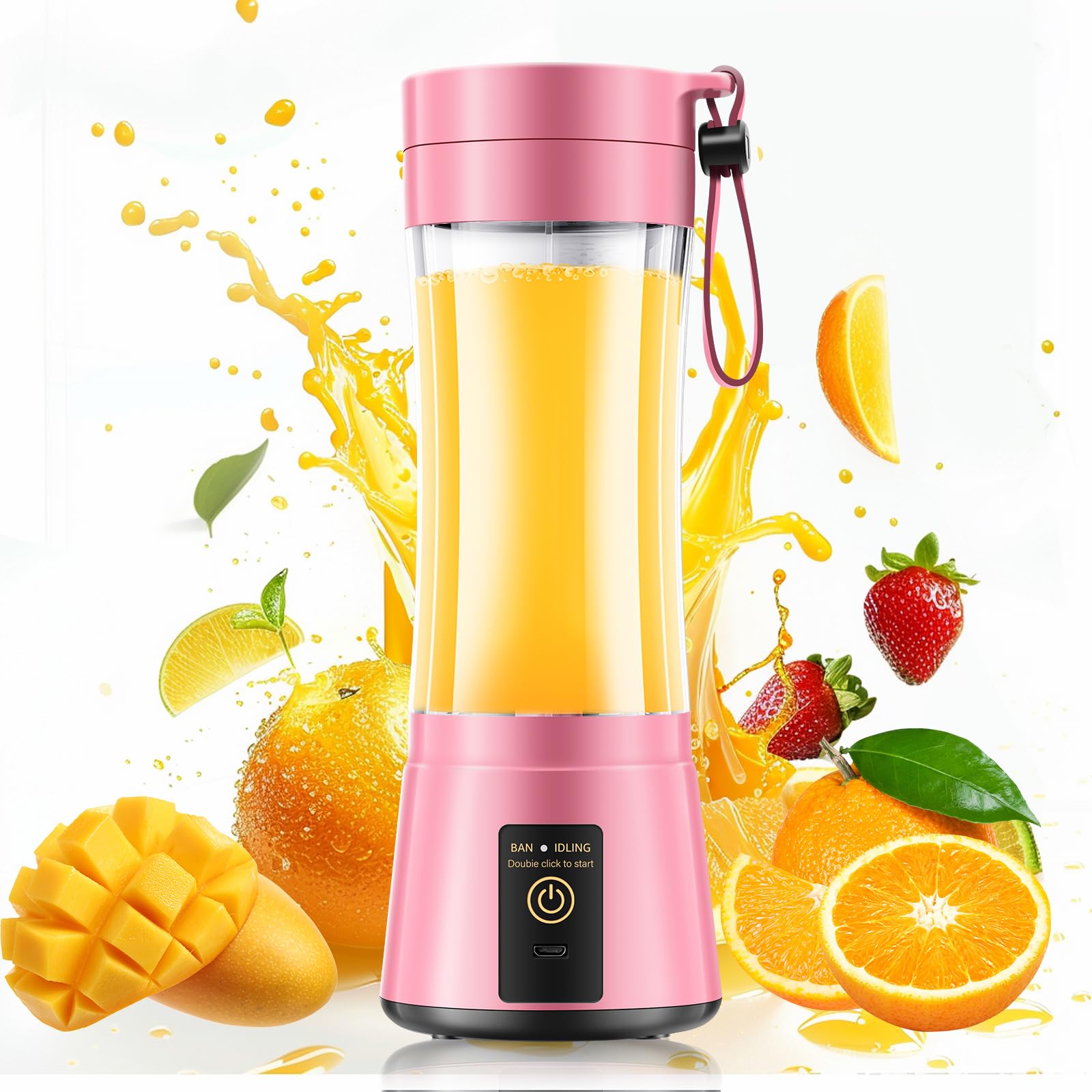 Portable Blender 12Oz Traveling Cup front view