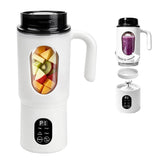 Portable Blender 580ML white with LED display