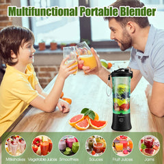 600ml capacity portable blender for smoothies and juices