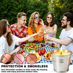 12 pack of citronella candles for patio and backyard coverage