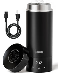 Portable Electric Kettle 15oz three-in-one travel design