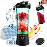 Portable Personal Blender 20oz black with 6 blades