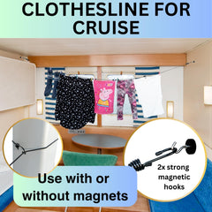 Cruise ship approved magnets protect cabin walls during use