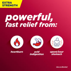 Portable sachets pack for Alka Seltzer heartburn relief