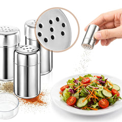 Compact spice jars measuring 1.88 x 0.98 inches