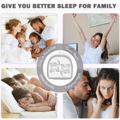 Portable storage case for two-pack snore devices
