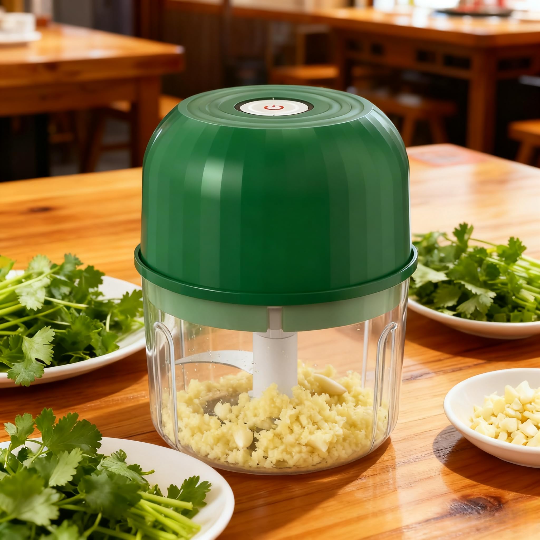 Compact Portable Wireless Food Processor with Type-C charging port