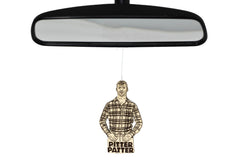 Three-and-a-half-by-two-inch Wayne Wood ornament