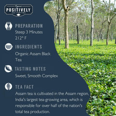 USDA Organic Non-GMO black tea Positively Tea loose leaf