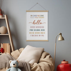 Positivity Quote Wall Art boho classroom decor 12x16 inches