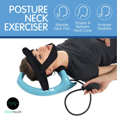 Neck hump posture correction by posture neck exerciser