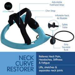 Posture neck exerciser hydrator pump in home use