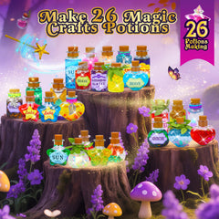 DIY potion bottles and accessories for kids 6-10