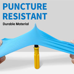 Powder-free blue nitrile gloves suitable for food handling