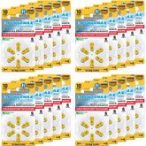 Powermax Size 10 hearing aid batteries with yellow tab