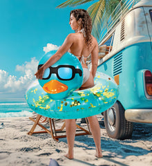 PVC vinyl pool float with UV and tear resistance