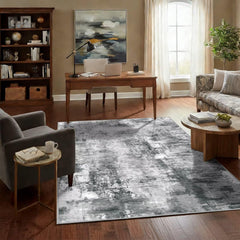 Prabia washable non-slip rug for living room