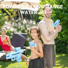 Prank Squirt Gun displaying reverse spray feature