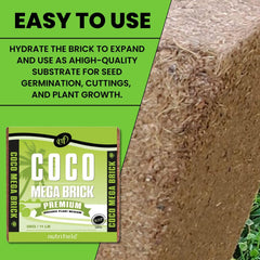Premium horticultural grade coco coir for hydroponic use