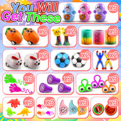 Easter eggs with toys set 23 toy types