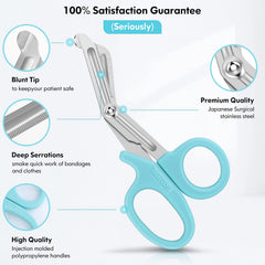 Pastel blue bandage scissors 7.5 inches