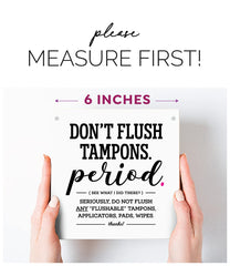 Premium finish durable bathroom sign