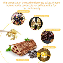 premium gold flakes for crafts and art