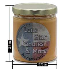 USA made hand poured Bergamot soy candle