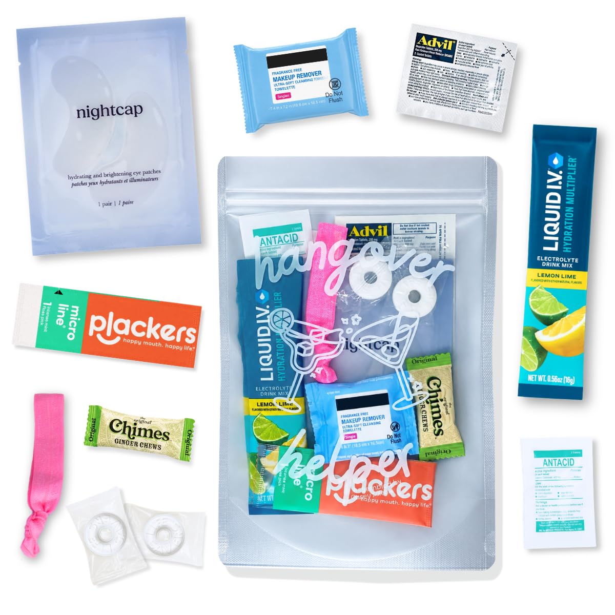 Premium Hangover Kit Party Favor 1 Pack for 21st Birthday