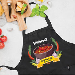 Durable polyester cotton blend apron for cooking