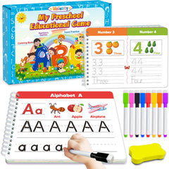 Preschool Kindergarten Workbooks product image showing 52 activity pages