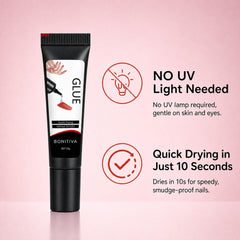 Gel nail glue set for at home manicures Bonitiva