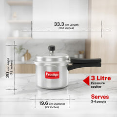Prestige PRP3 aluminum pressure cooker