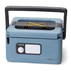 Nomad traveling slow cooker 8-quart blue cool-touch housing