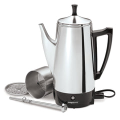 Removable power cord feature for Presto 02811 electric coffee percolator