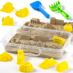 PreTrans Construction Sensory Bin with lid