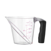 PRETYZOOM plastic angled measuring cup 250ml with scale