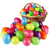 Prextex 3.5 inch unfilled Easter eggs 36 pack
